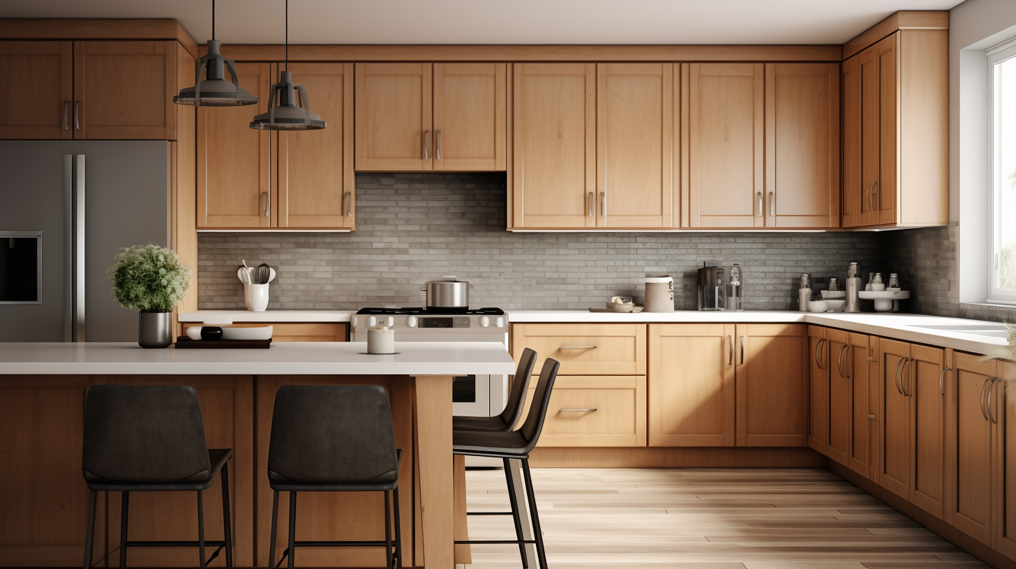 kitchen design maple shaker 02